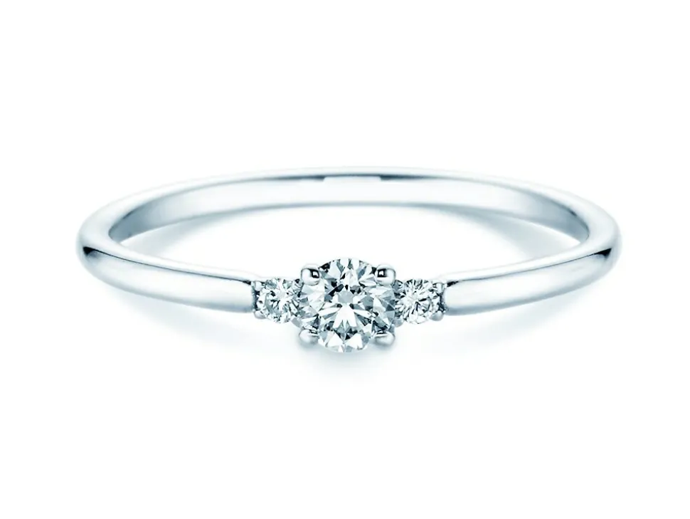 Diamantring Vivid Petite mit 3 Diamanten