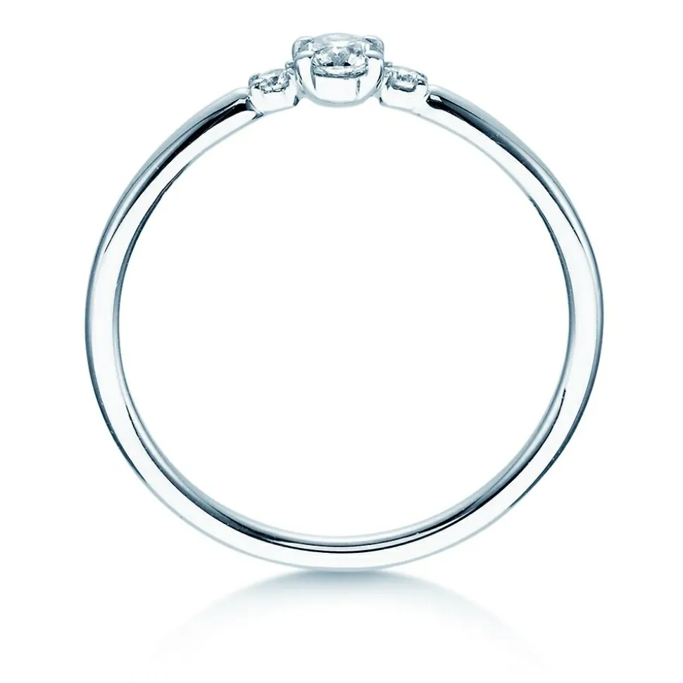 Diamantring Vivid Petite mit 3 Diamanten