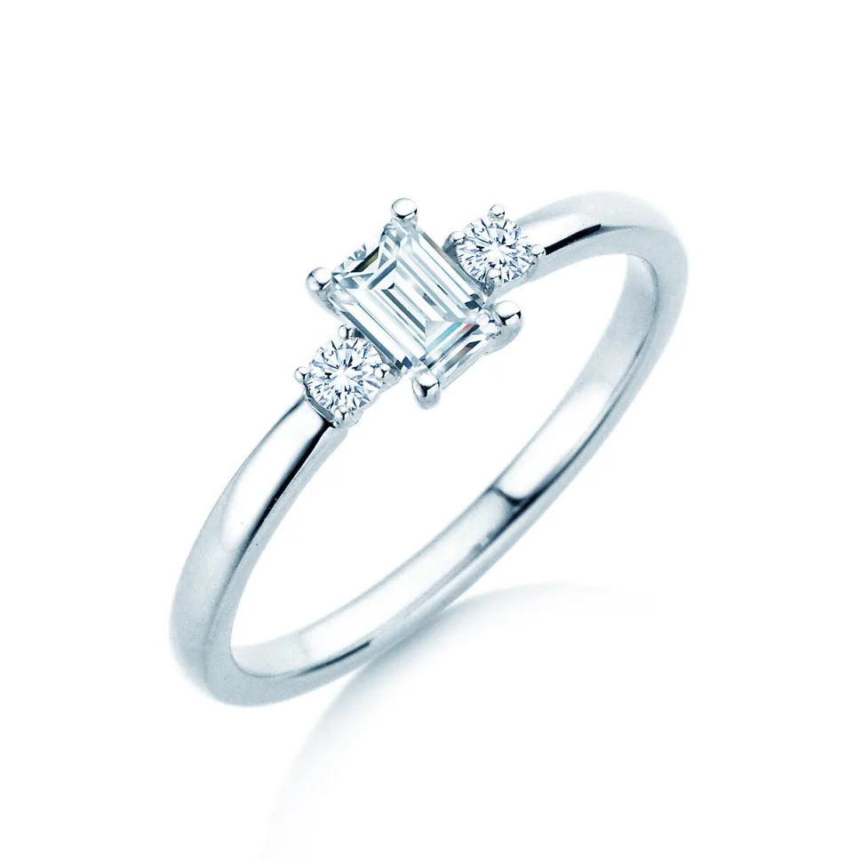 Diamantring Vivid Petite Emerald Cut