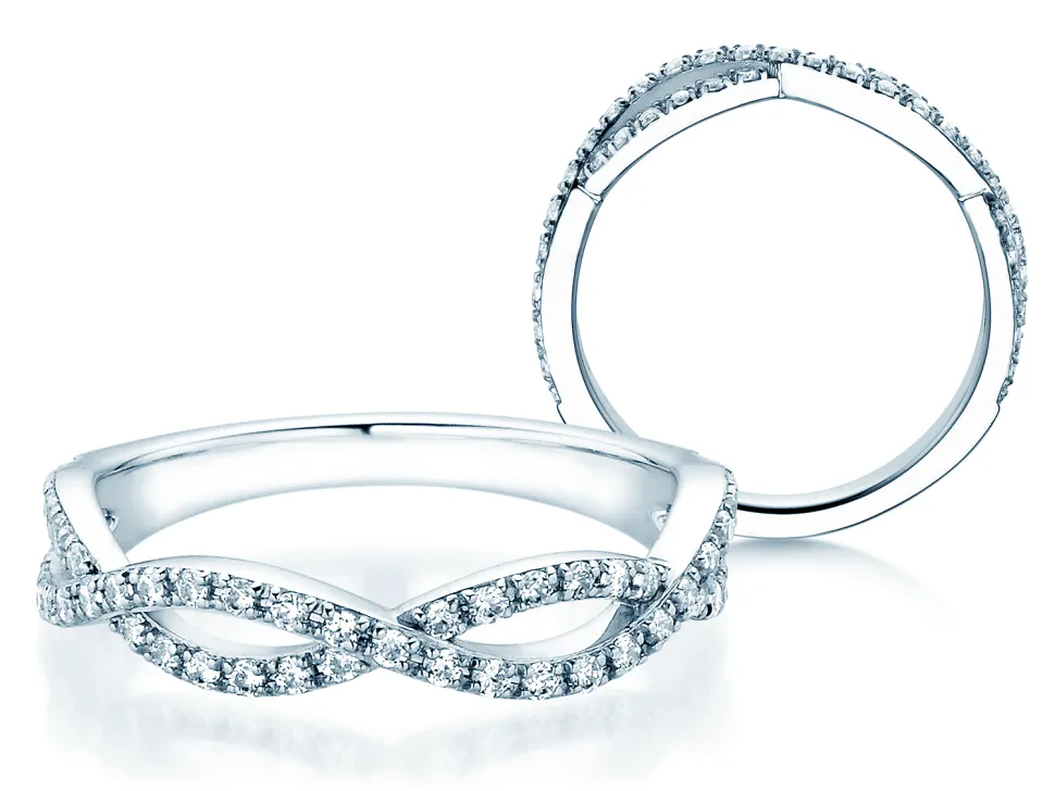 Eternityring Diamond Curve