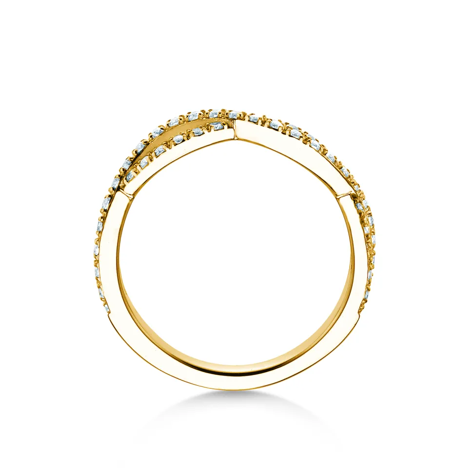 Eternityring Diamond Curve