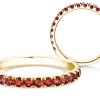 Eternityring Dusk mit Farbedelstein