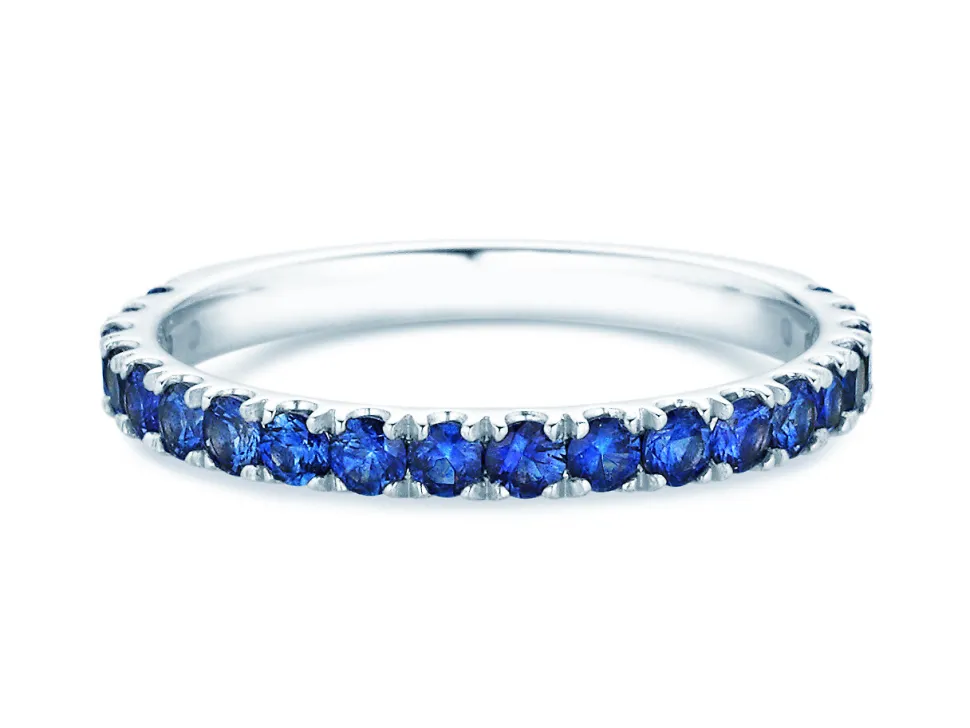 Eternityring Dusk mit Farbedelstein