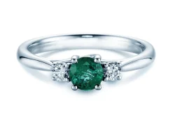 Farbsteinring Shining Emerald