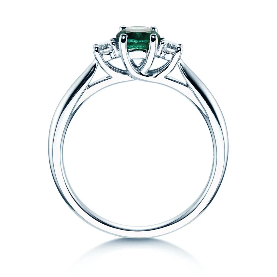 Farbsteinring Shining Emerald