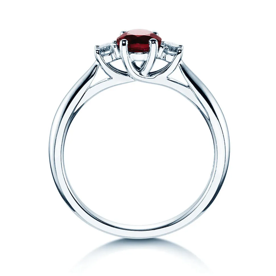 Farbsteinring Shining Ruby