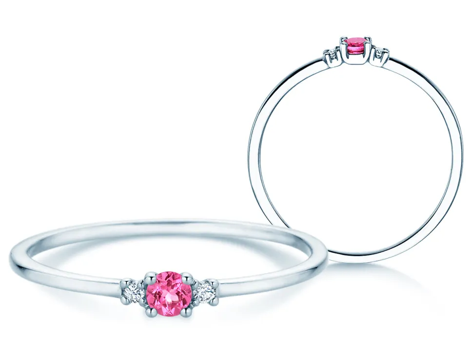 Geburtsstein-Ring Vivid Petite