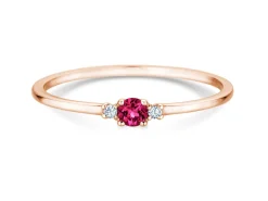Geburtsstein-Ring Vivid Petite