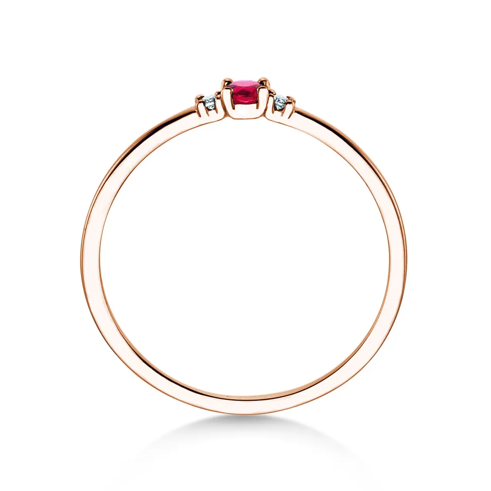 Geburtsstein-Ring Vivid Petite