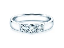 Ring 3 Stones mit drei Labordiamanten