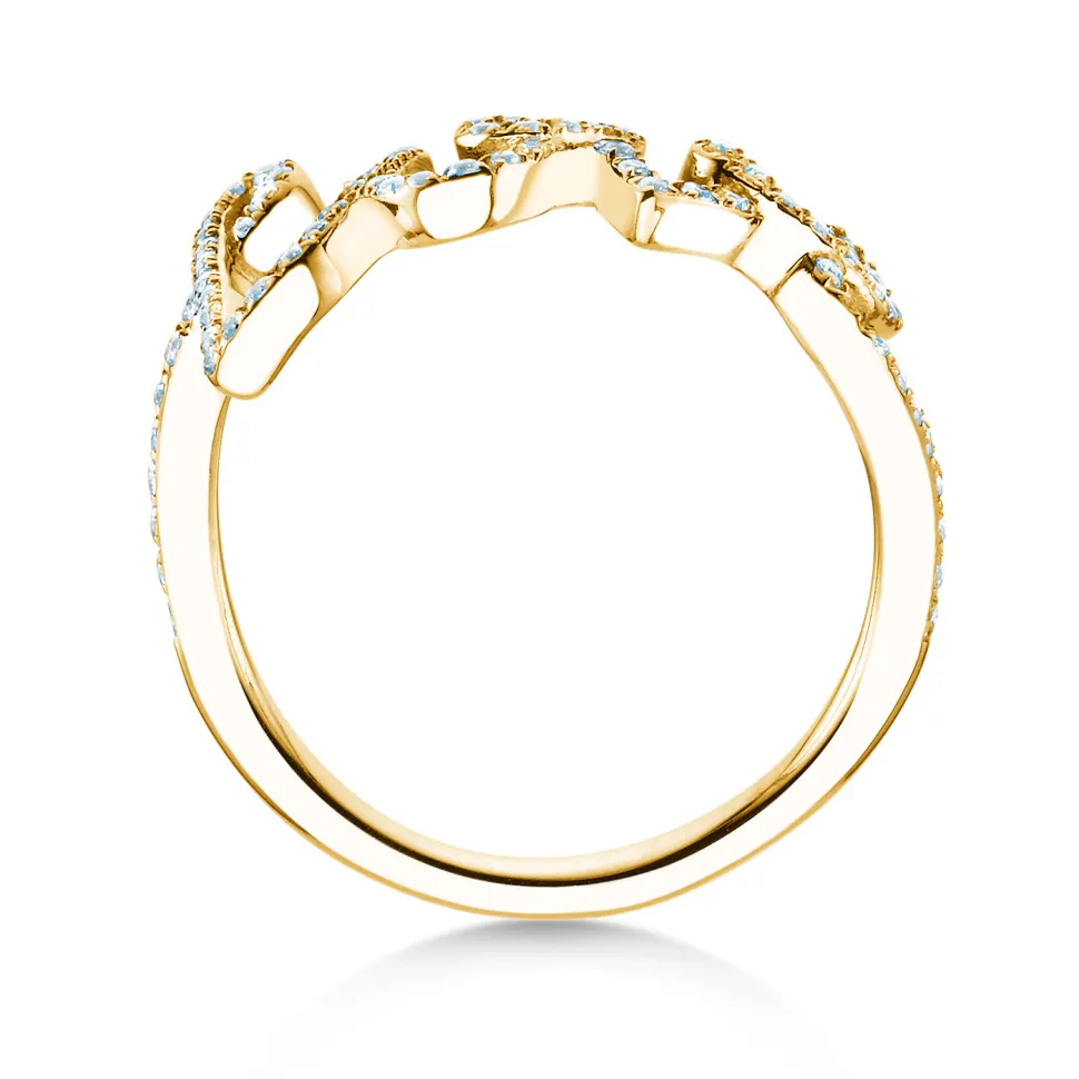 Ring Love Diamonds Pavé