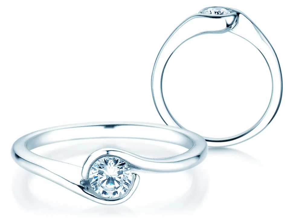 Ring Touch mit Labordiamant