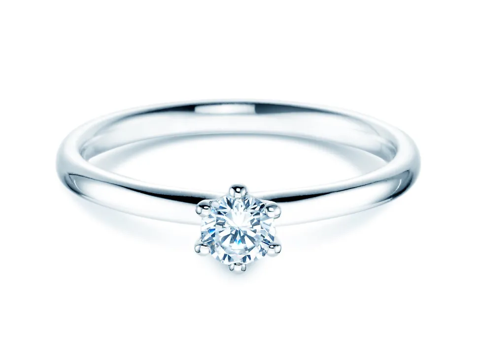 Solitärring Classic 6 mit Labordiamant