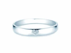 Solitärring Heart Petite