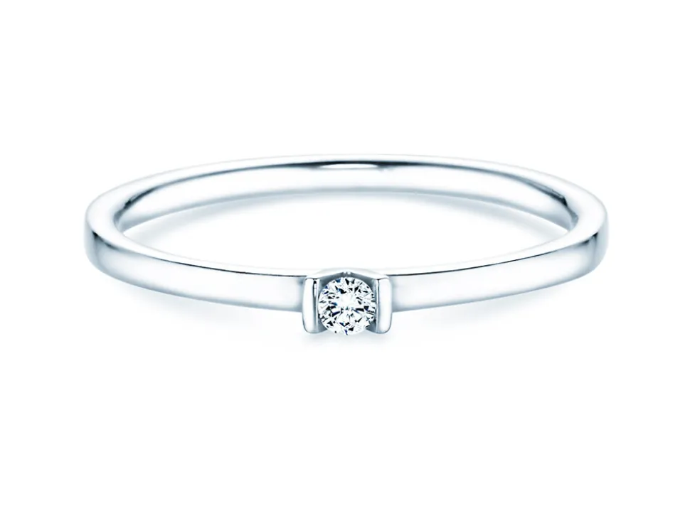 Solitärring Love
