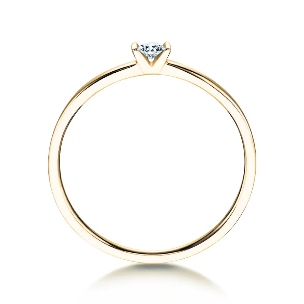 Solitärring Love