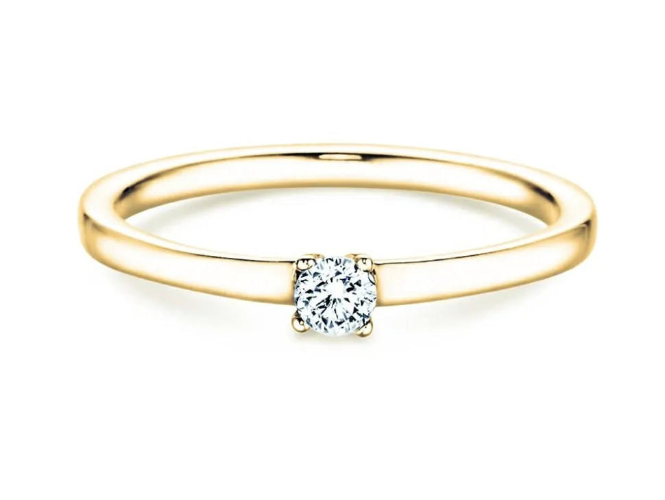 Solitärring Modern Petite