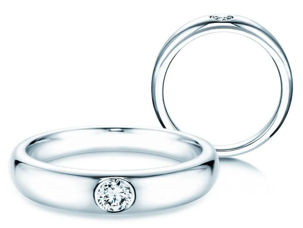 Solitärring Promise mit Diamant