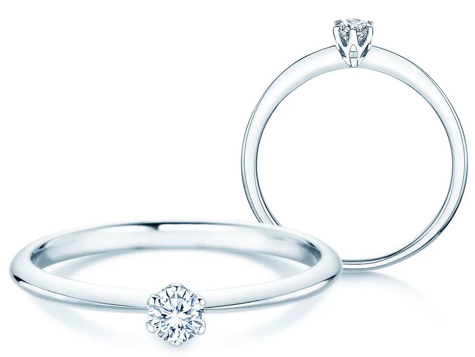 Solitärring The One mit Diamant