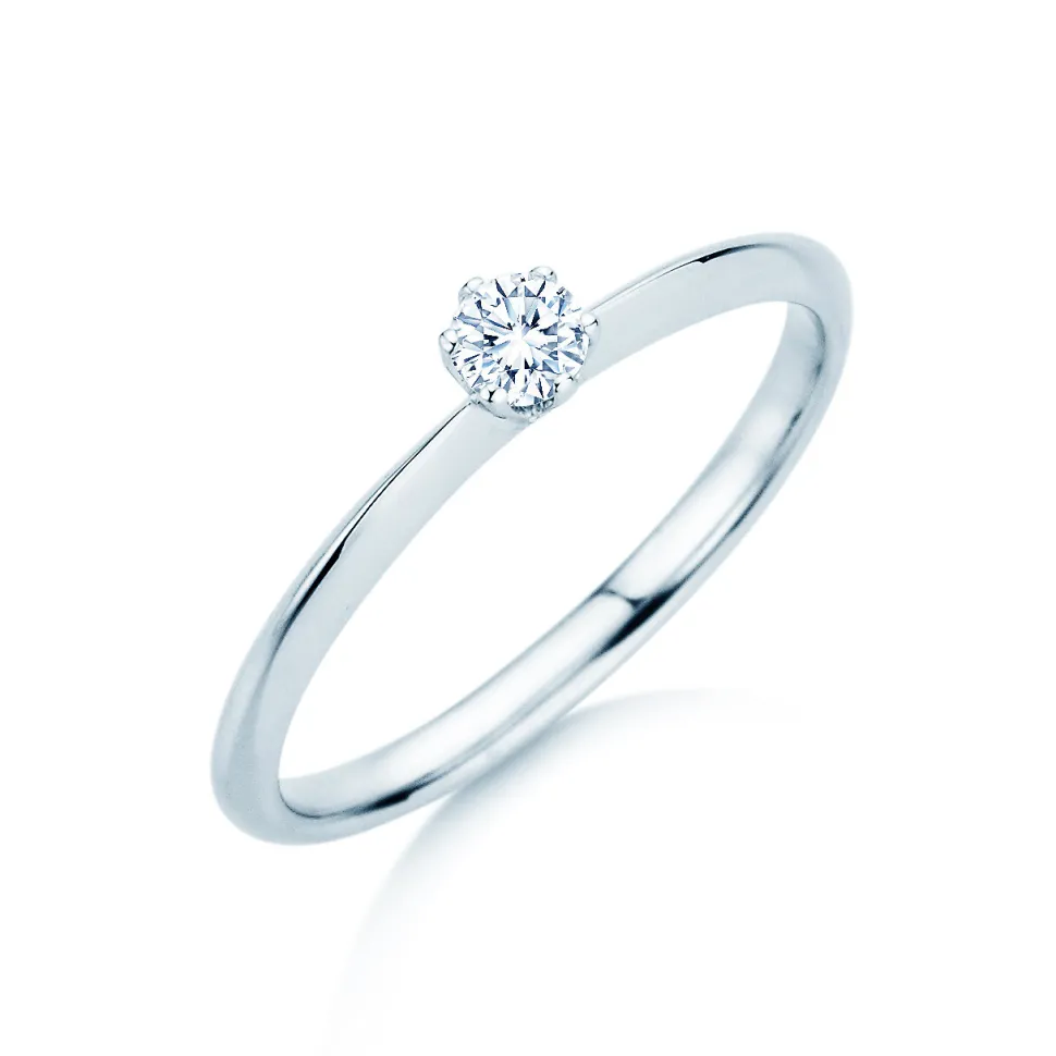 Solitärring The One mit Diamant