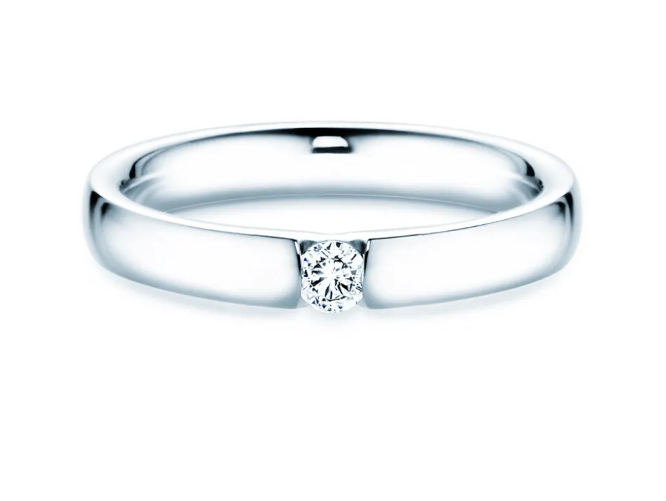 Spannring Destiny mit Diamant