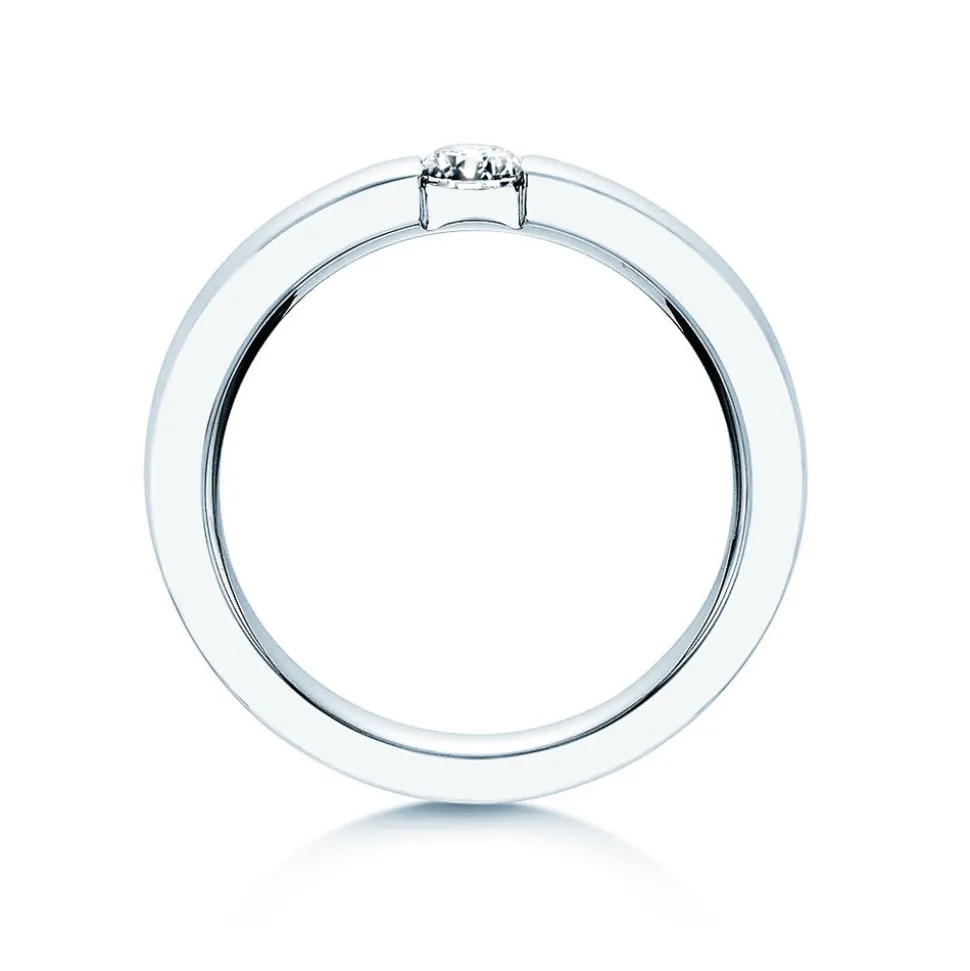 Spannring Infinity mit Labordiamant