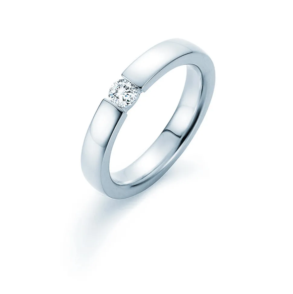 Spannring Infinity mit Labordiamant