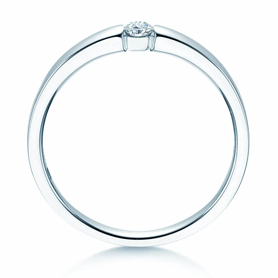 Spannring Infinity Petite mit Diamant