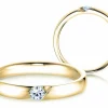 Spannring Italic mit Diamant