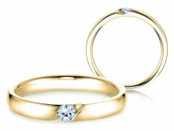 Spannring Italic mit Diamant