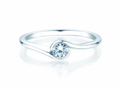 Spannring Touch mit Diamant