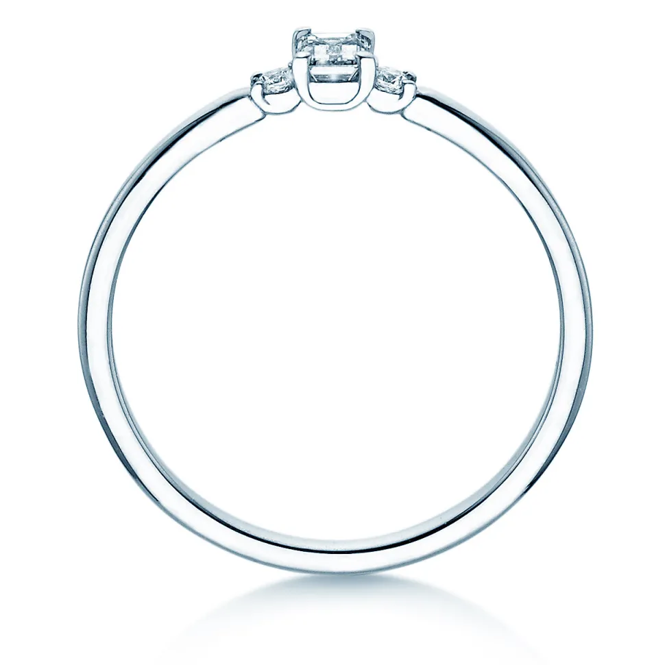 Vivid Petite Emerald Cut